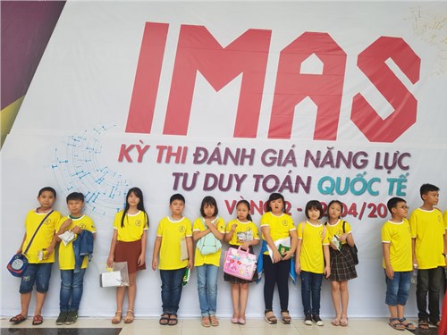Học sinh trường TH Đô thị Sài Đồng tự tin với IMAS – Đánh giá năng lực tư duy toán Quốc tế  2018